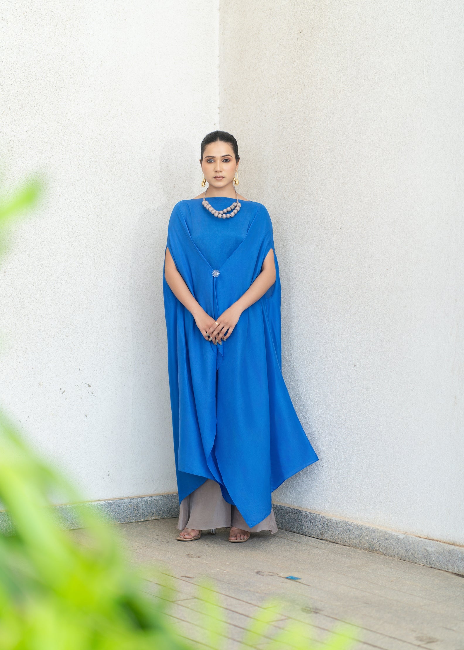 Mid knot kaftan set