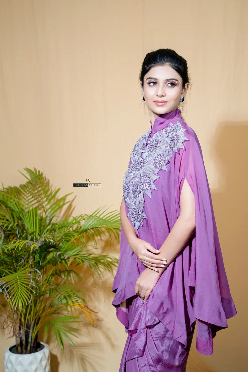 kaftan with skirt set