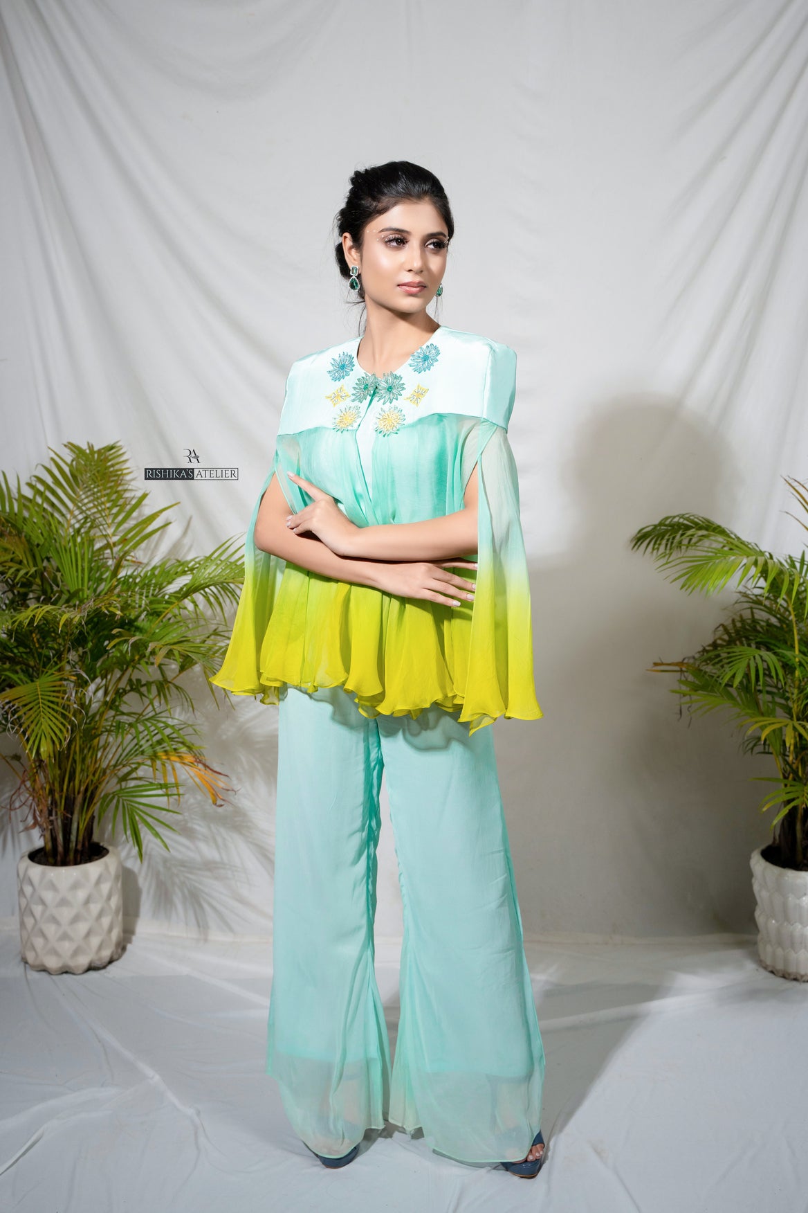 Ombre cape set