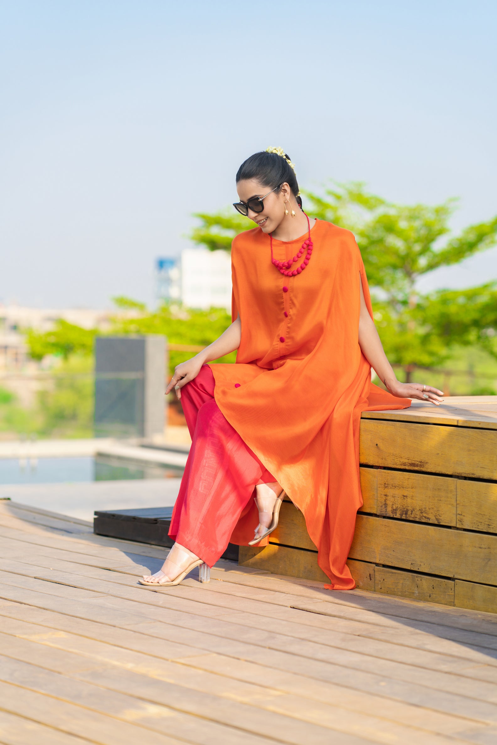 Flowy kaftan set