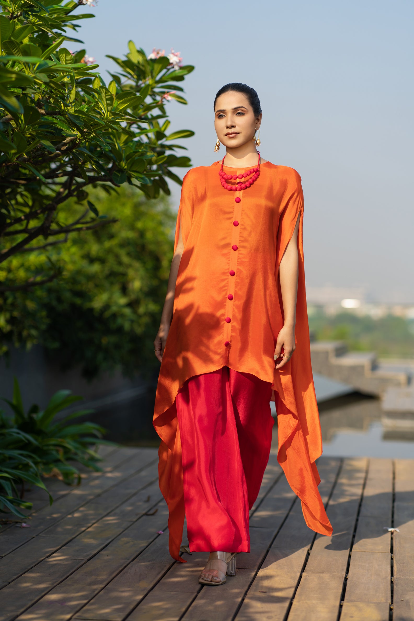 Flowy kaftan set