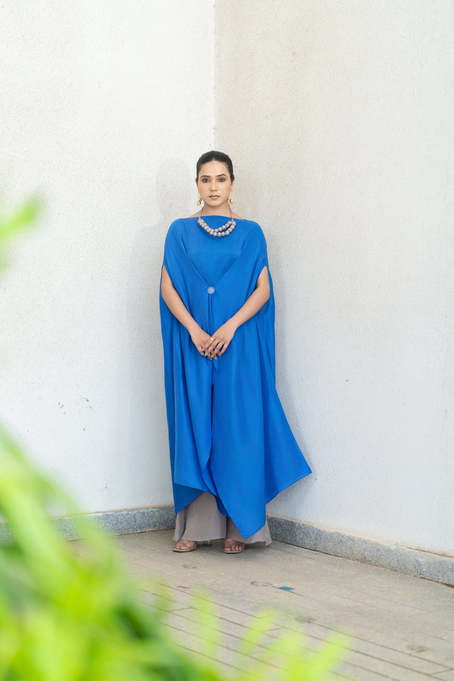 Mid knot kaftan set