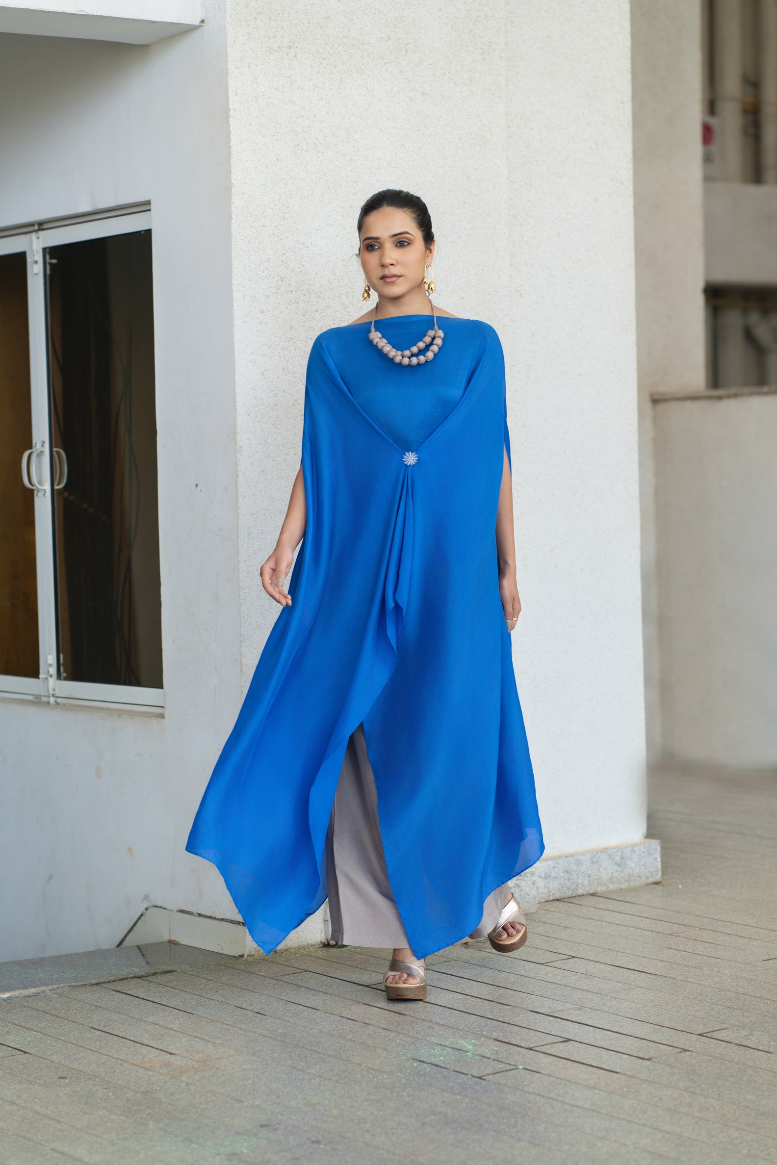 Mid knot kaftan set