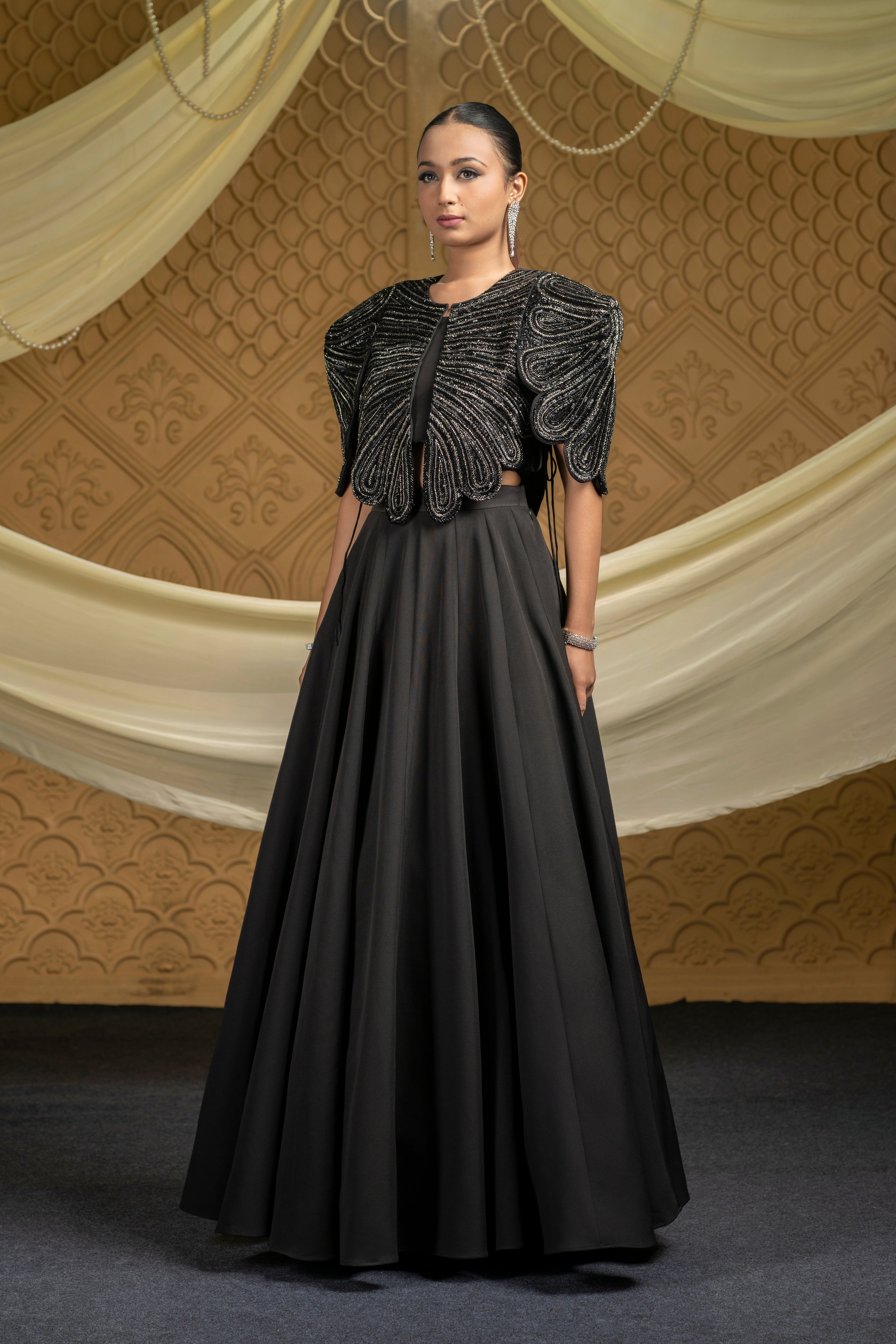 Eclipse Crepe Lehenga