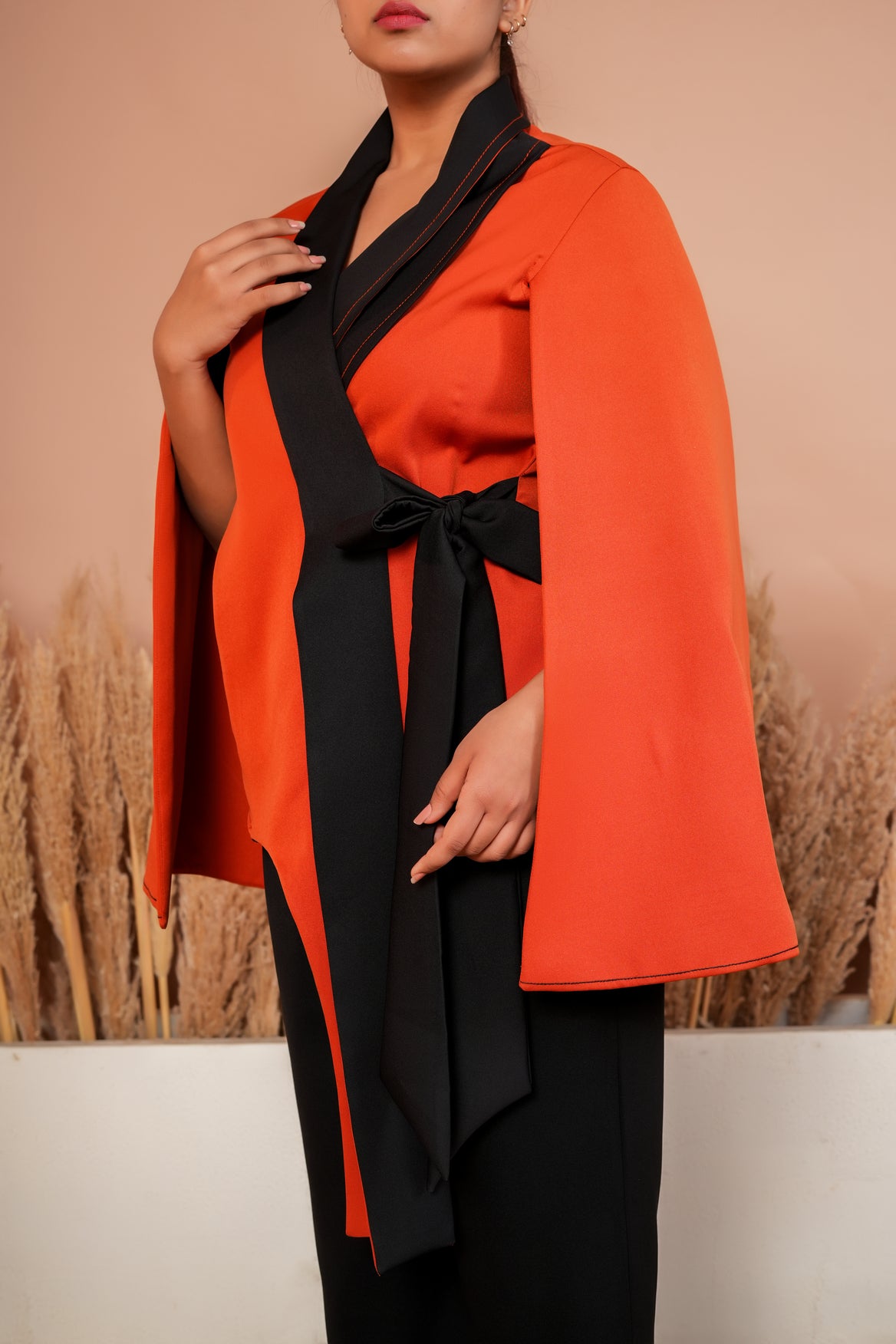 Waterfall sleeves co-ord