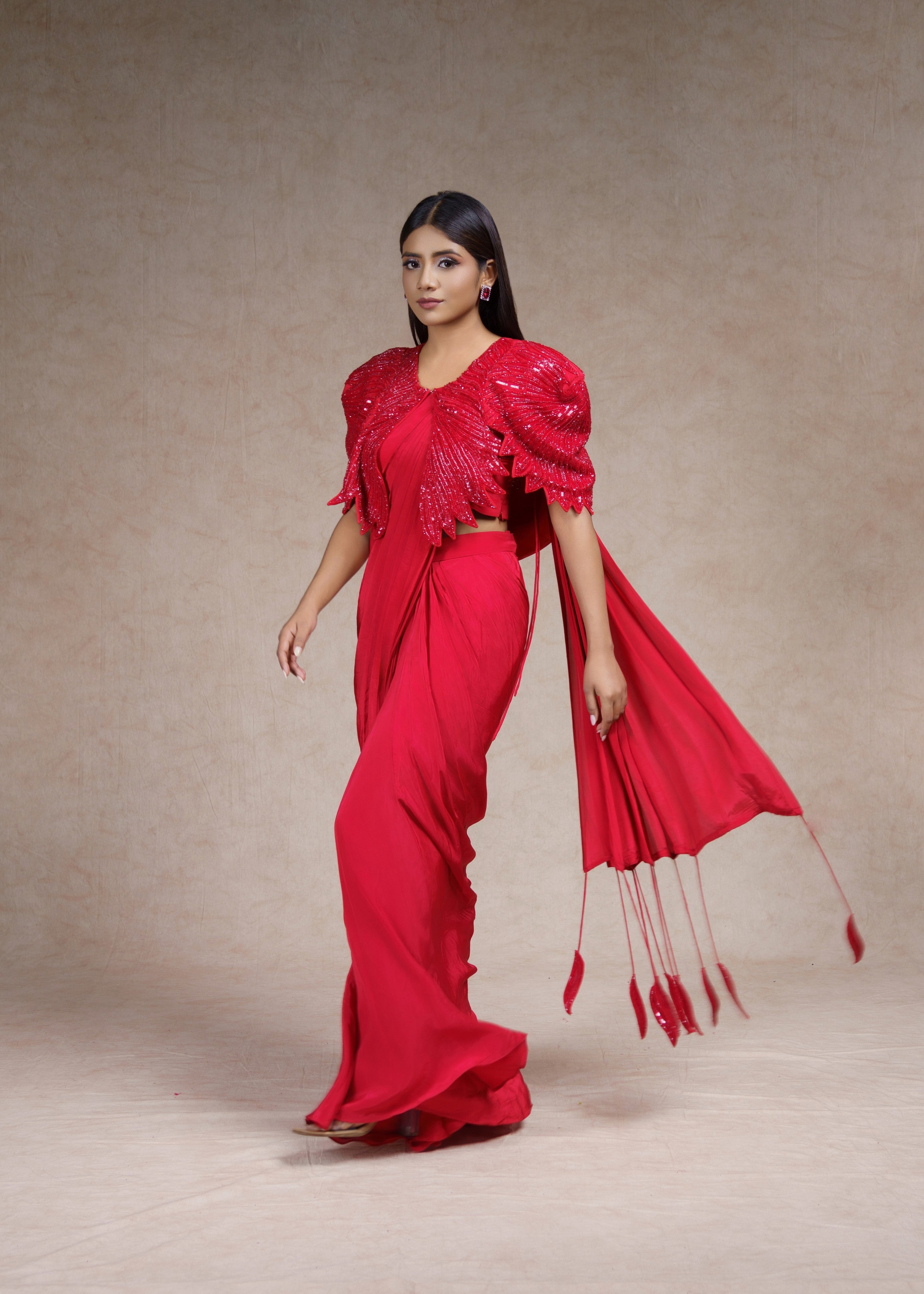 Drape Saree set
