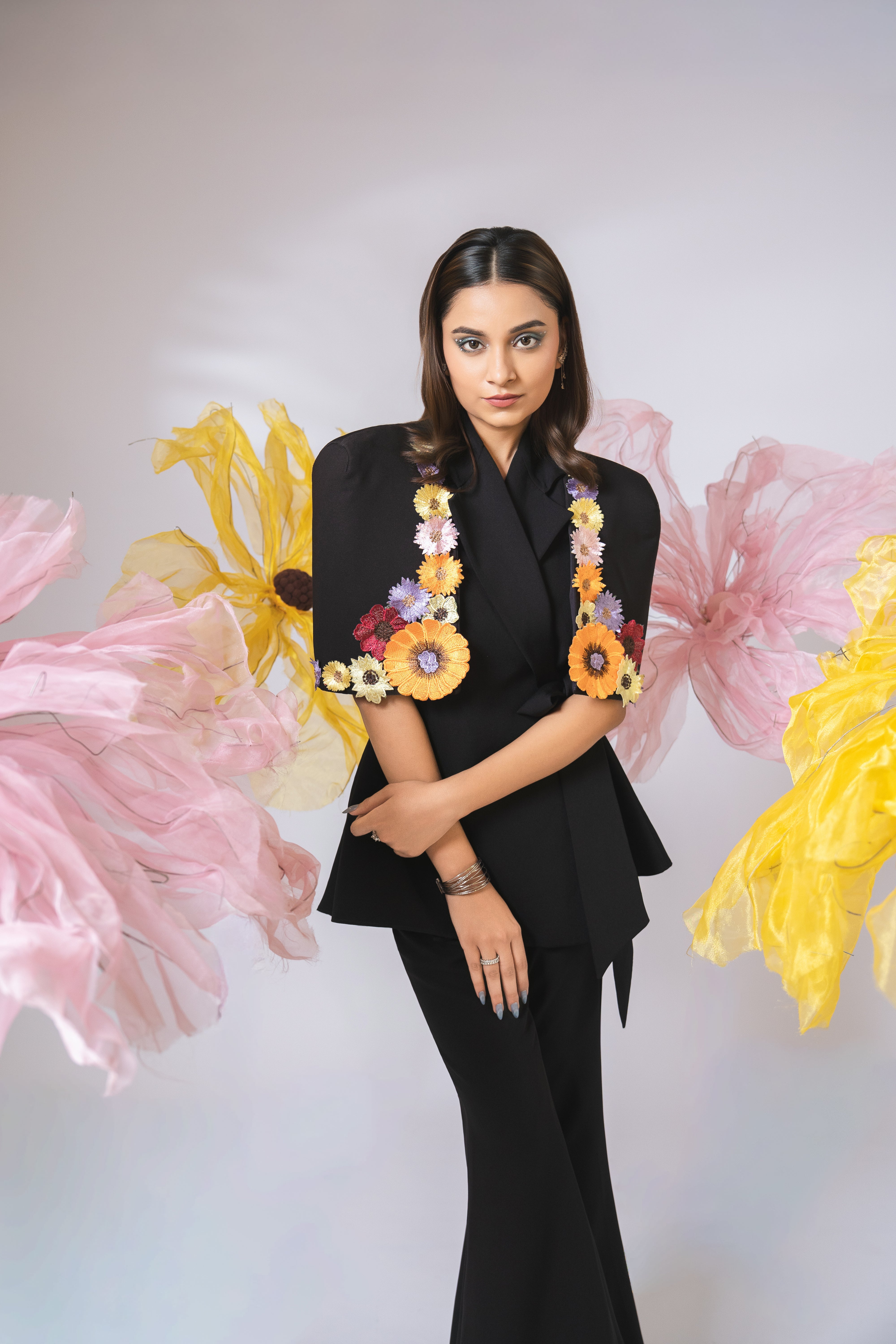 Floral wrap around co-ord set