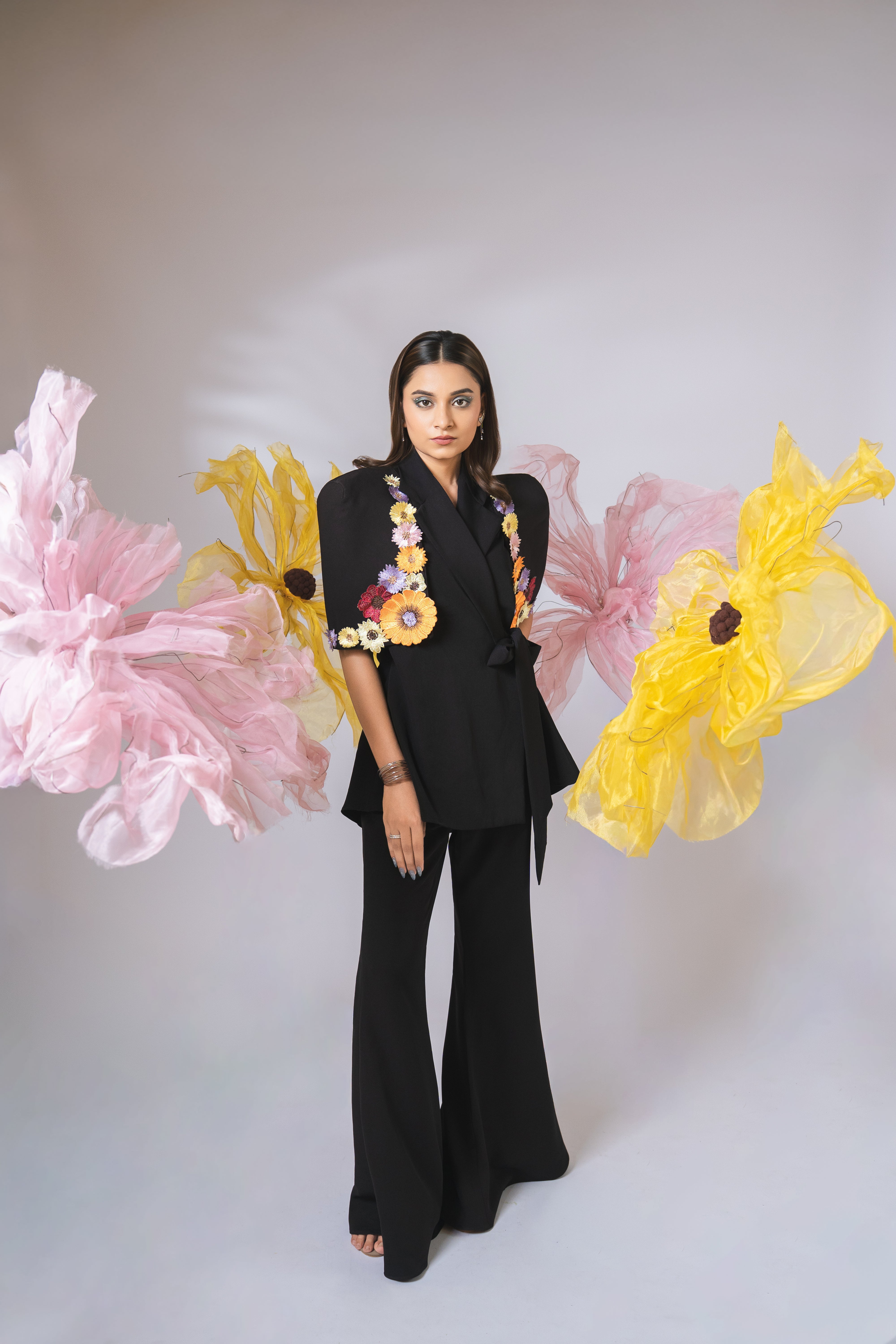 Floral wrap around co-ord set