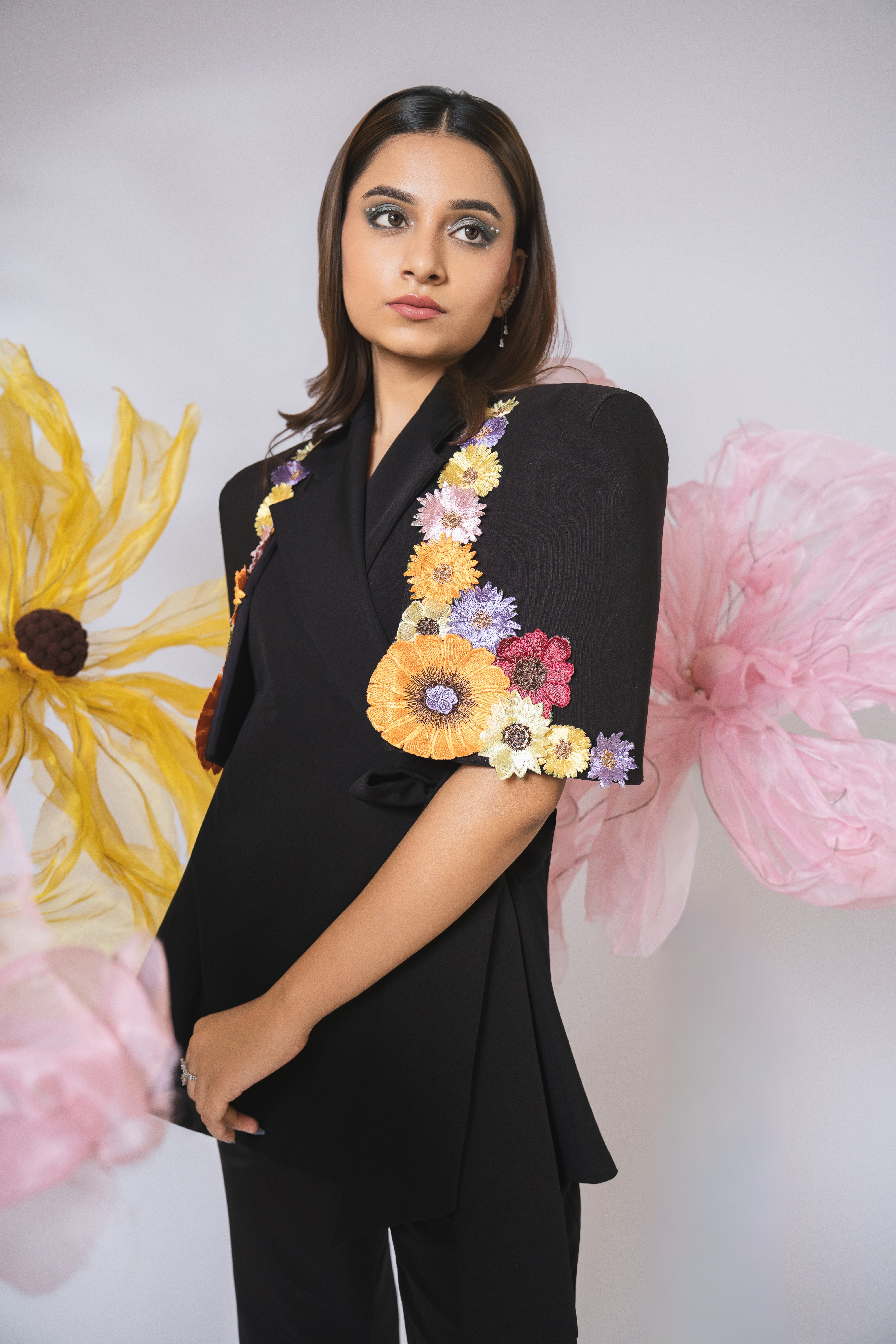 Floral wrap around co-ord set